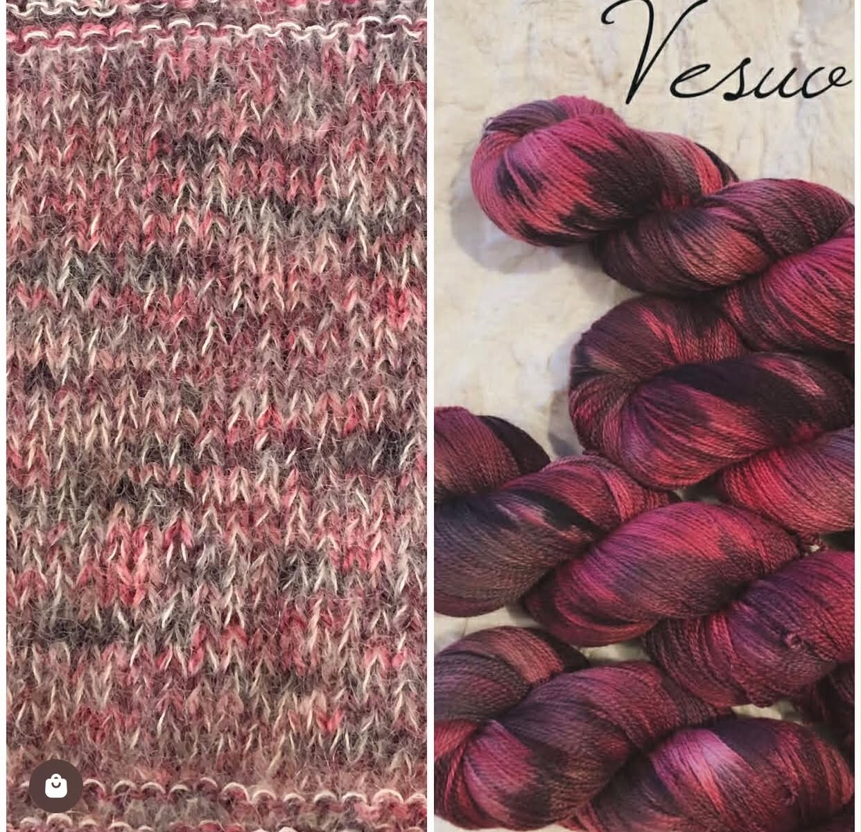 Kvitlammets Luksus merino. Vesuv. TILBUD - UTGÅENDE - INGEN BYTTERETT