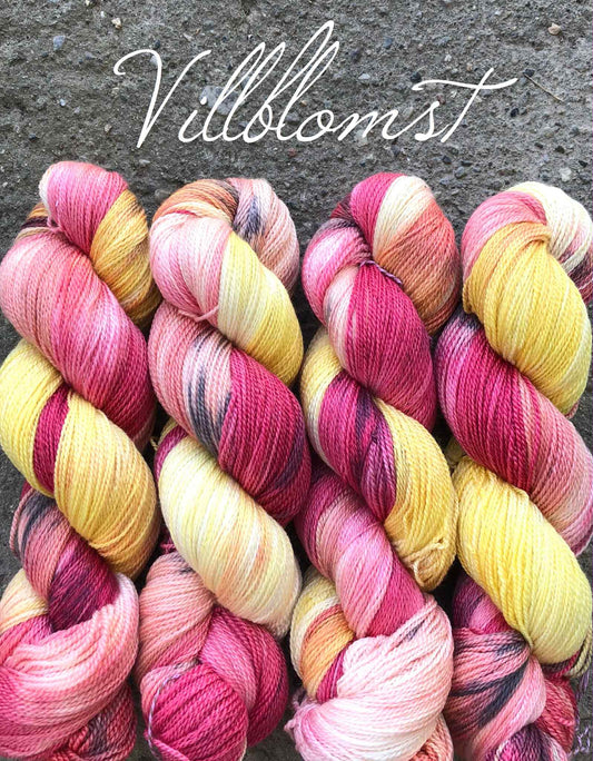 Kvitlammets Luksus merino. Villblomst.