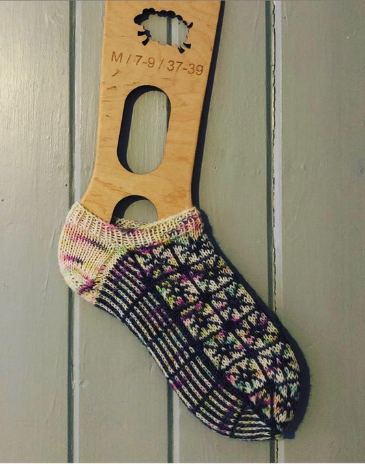 Mollys sokker - Strikkeoppskrift.