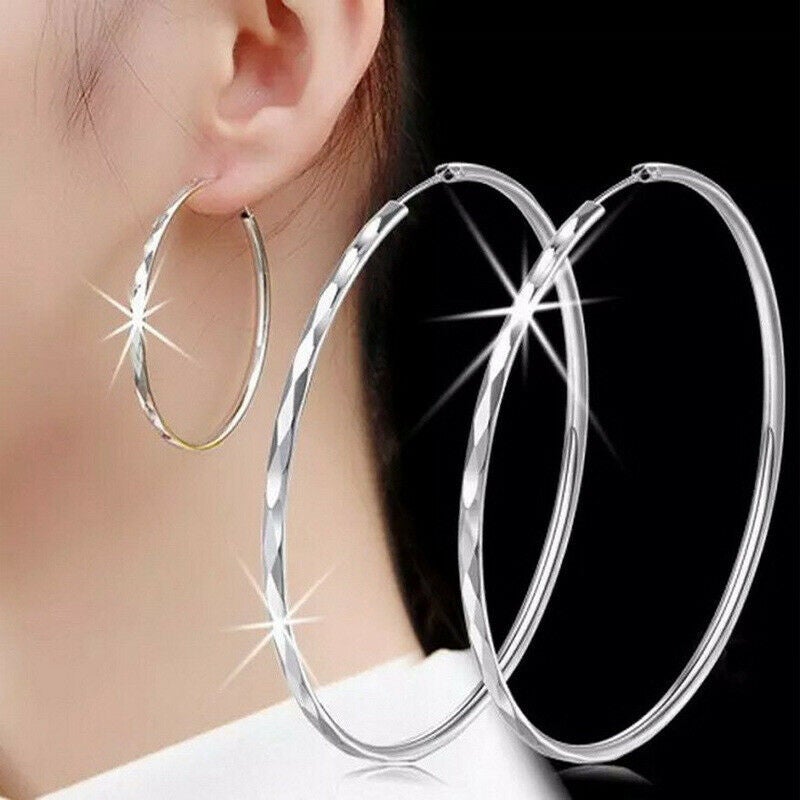 Ørepynt, Big Silver Hoops.